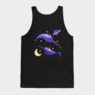 Space Narwhal Tank Top